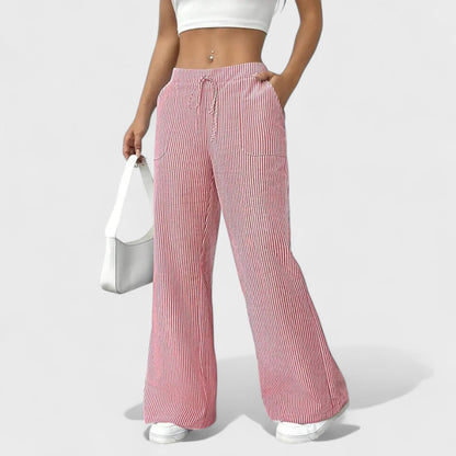 Dominique - Pohodlné Široké Nohavice