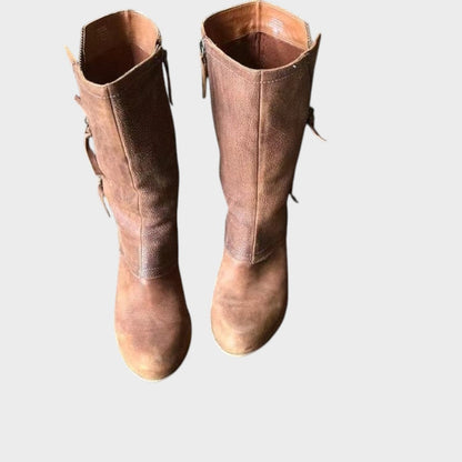 Alma – Vintage čižmy do polovice lýtok