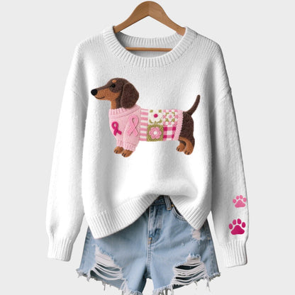 Andrea - PRÍJEMNÝ CHIC PLETENÝ SVETER